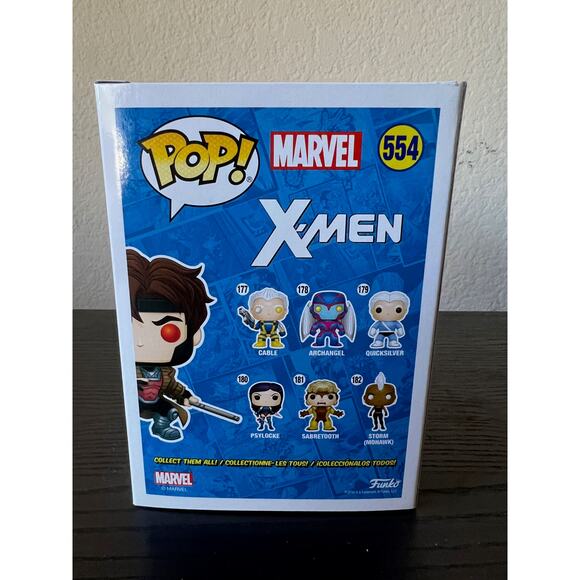 VAULTED LIMITED EDITION EXCLUSIVE Gambit X-Men Funko Pop #554 Marvel Comics MCU - Picture 3 of 6